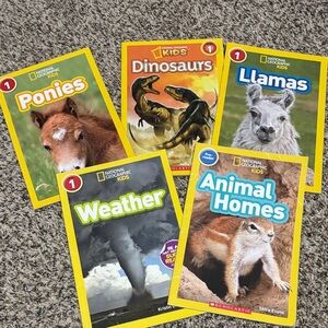 National Geographic Kids Books Set - Yellow Covers